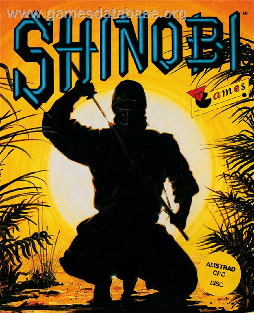 Shinobi - Amstrad CPC - Artwork - Box