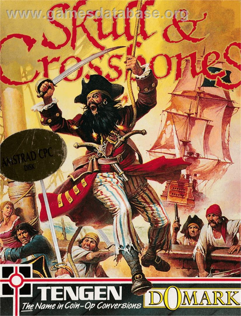 Skull & Crossbones - Amstrad CPC - Artwork - Box