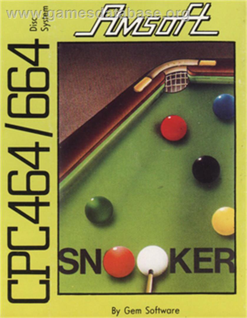 Snooker Management - Amstrad CPC - Artwork - Box