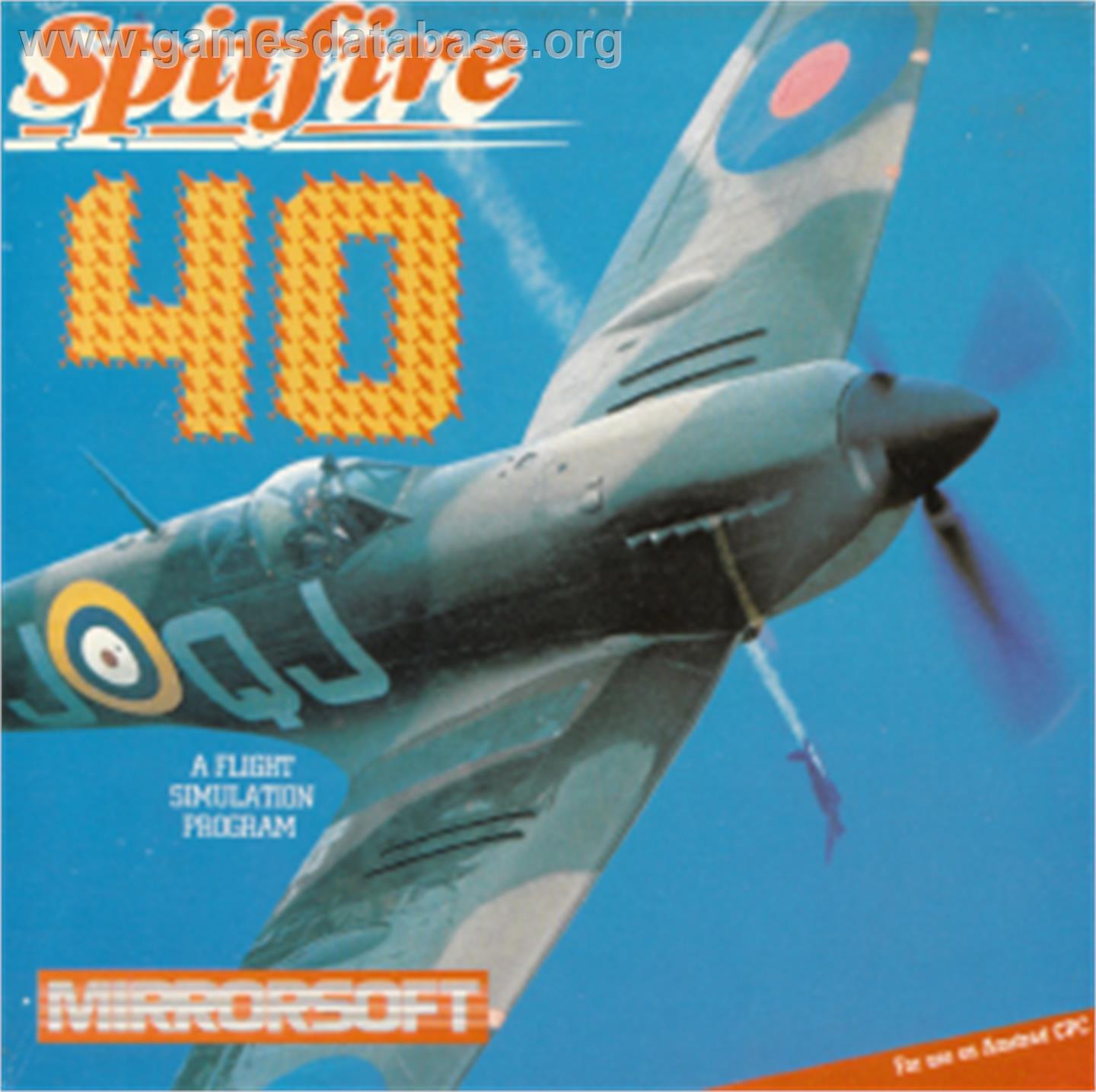 Spitfire '40 - Amstrad CPC - Artwork - Box