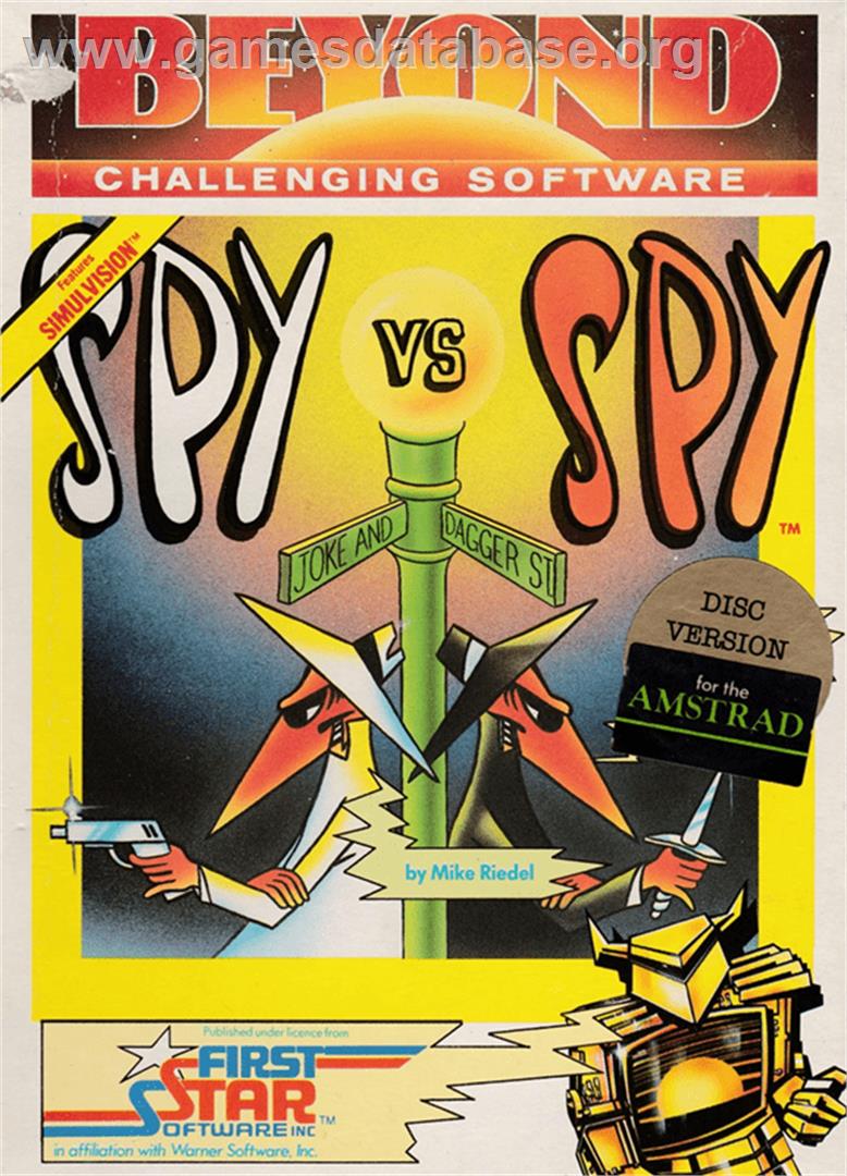 Spy vs. Spy - Amstrad CPC - Artwork - Box