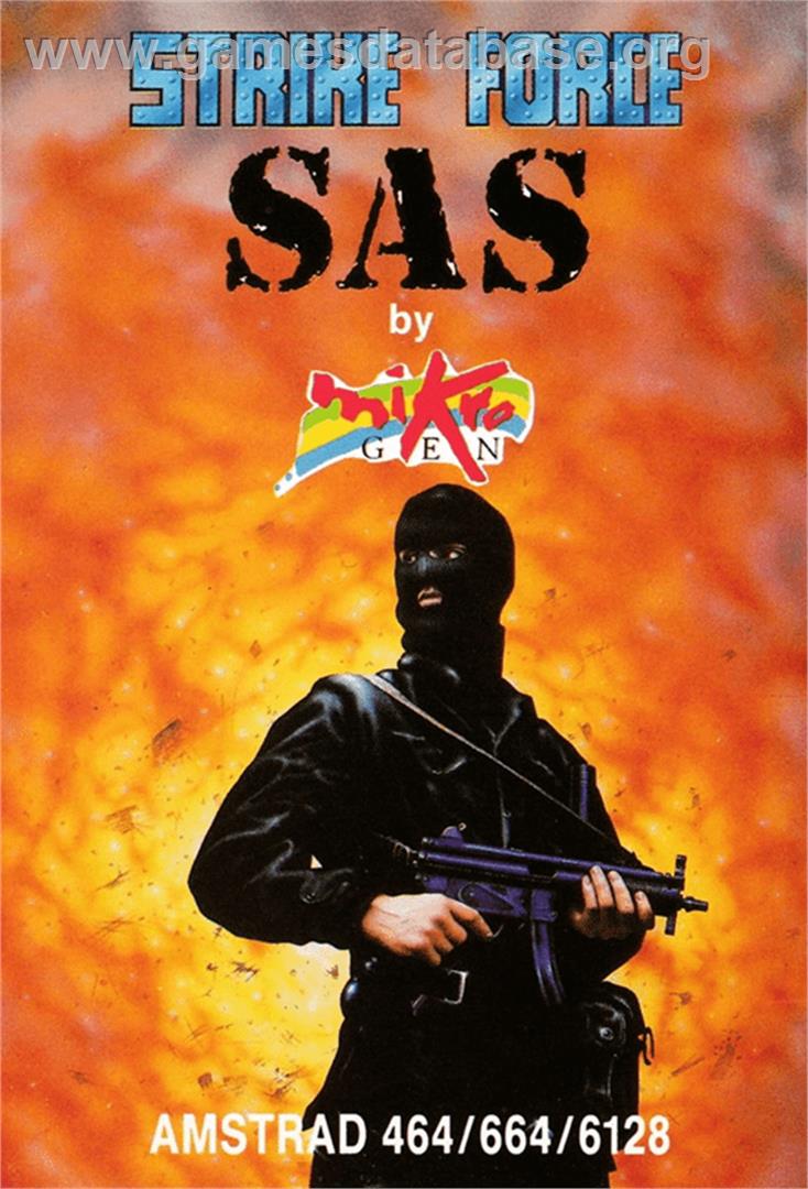Strike Force S.A.S. - Amstrad CPC - Artwork - Box