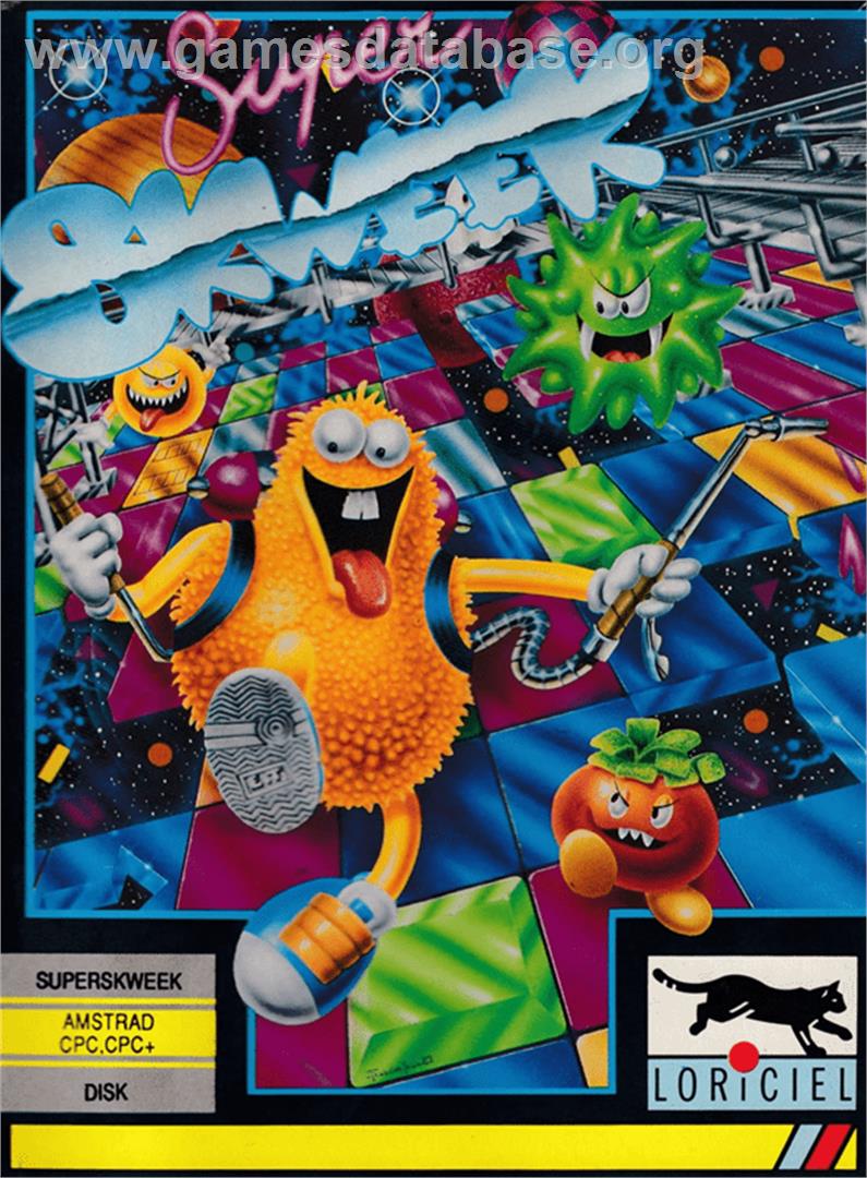 Super Skweek - Amstrad CPC - Artwork - Box