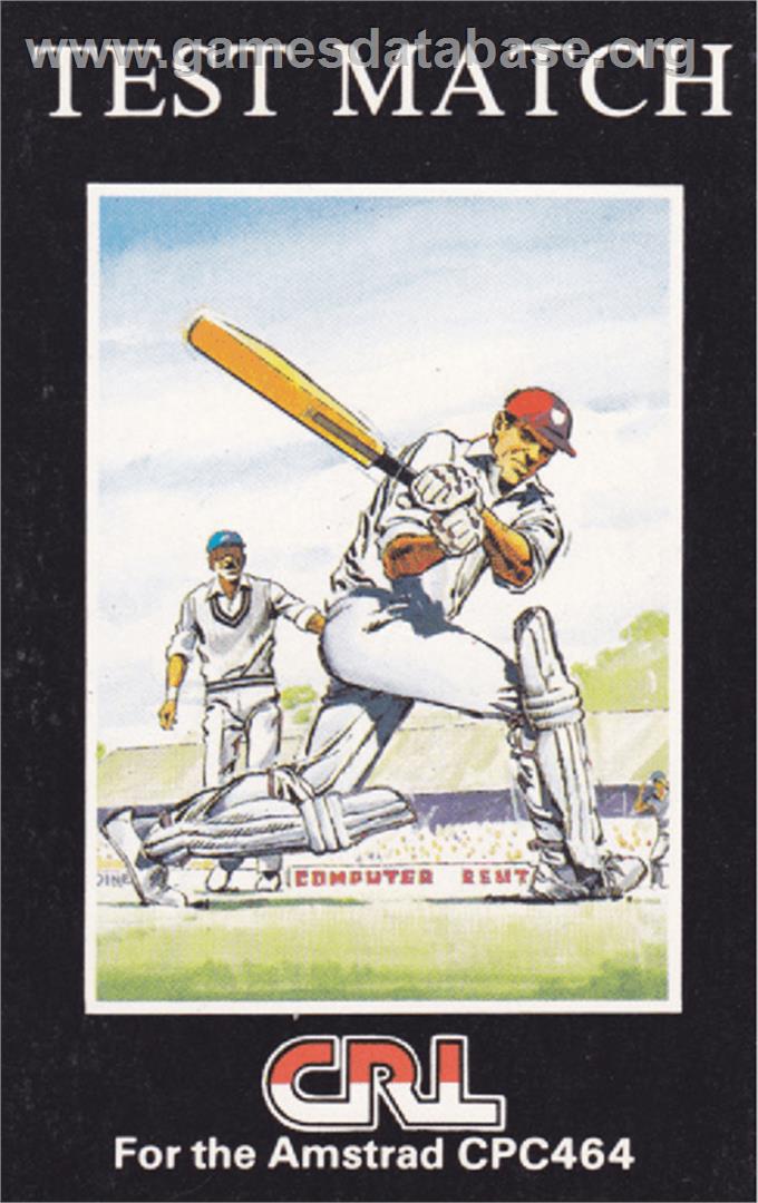 Test Match - Amstrad CPC - Artwork - Box