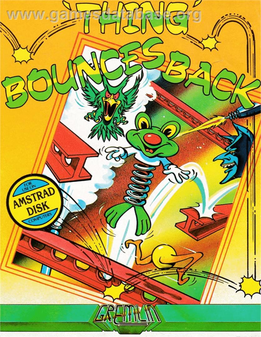 Thing Bounces Back - Amstrad CPC - Artwork - Box