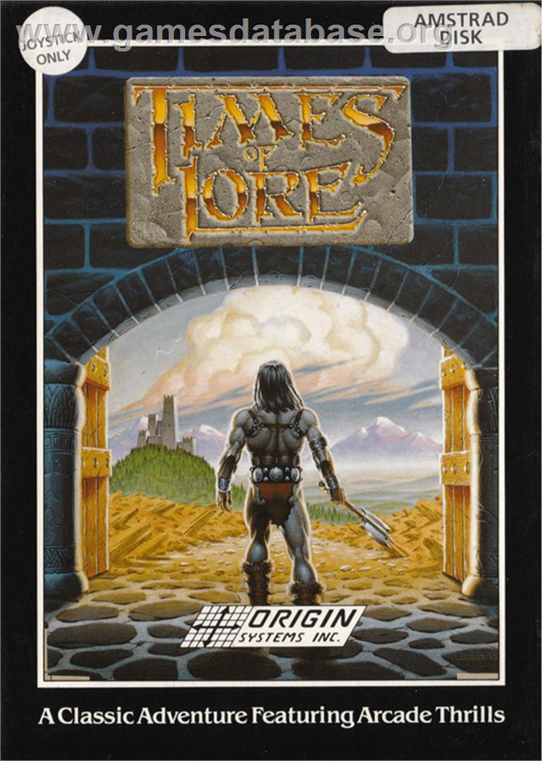 Times of Lore - Amstrad CPC - Artwork - Box
