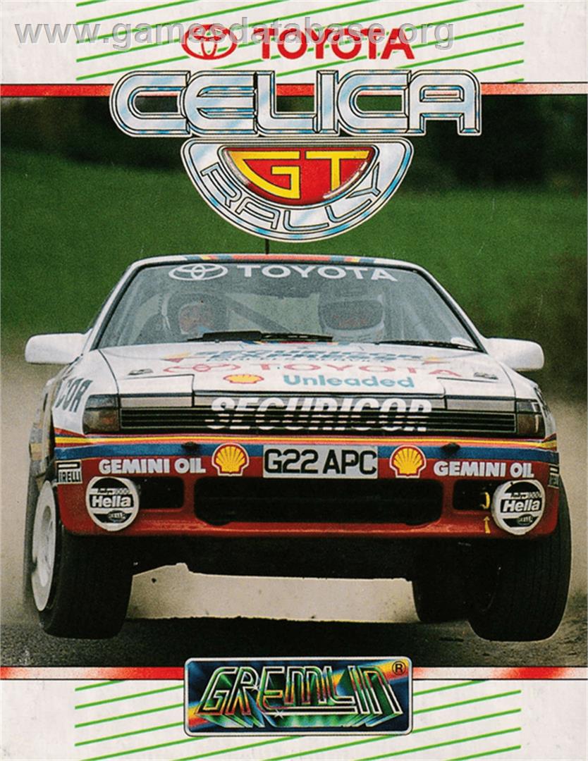 Toyota Celica GT Rally - Amstrad CPC - Artwork - Box