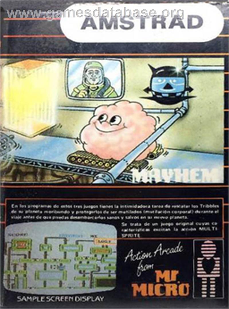 Tribble Trouble - Amstrad CPC - Artwork - Box