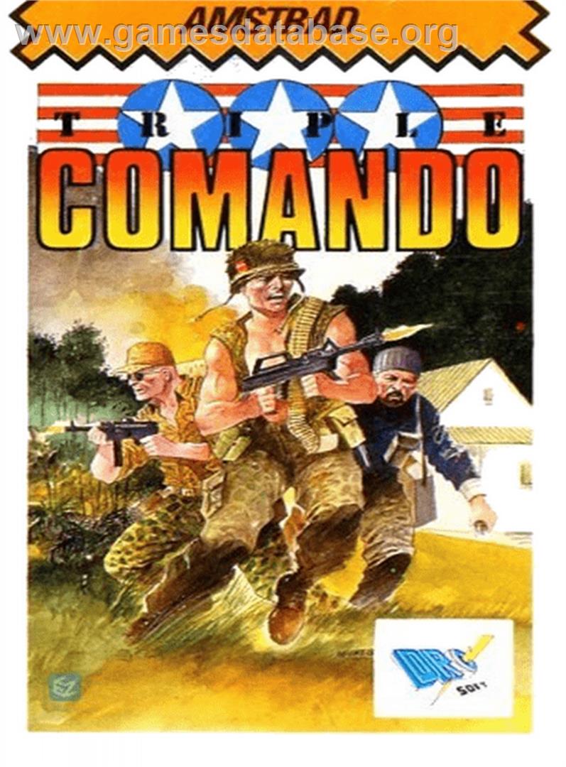 Triple Comando - Amstrad CPC - Artwork - Box