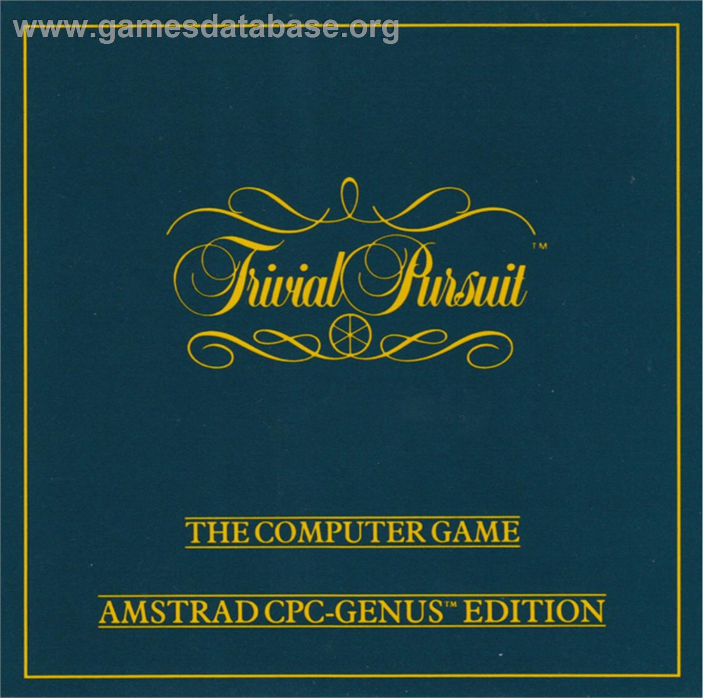 Trivial Pursuit - Genus Edition - Amstrad CPC - Artwork - Box