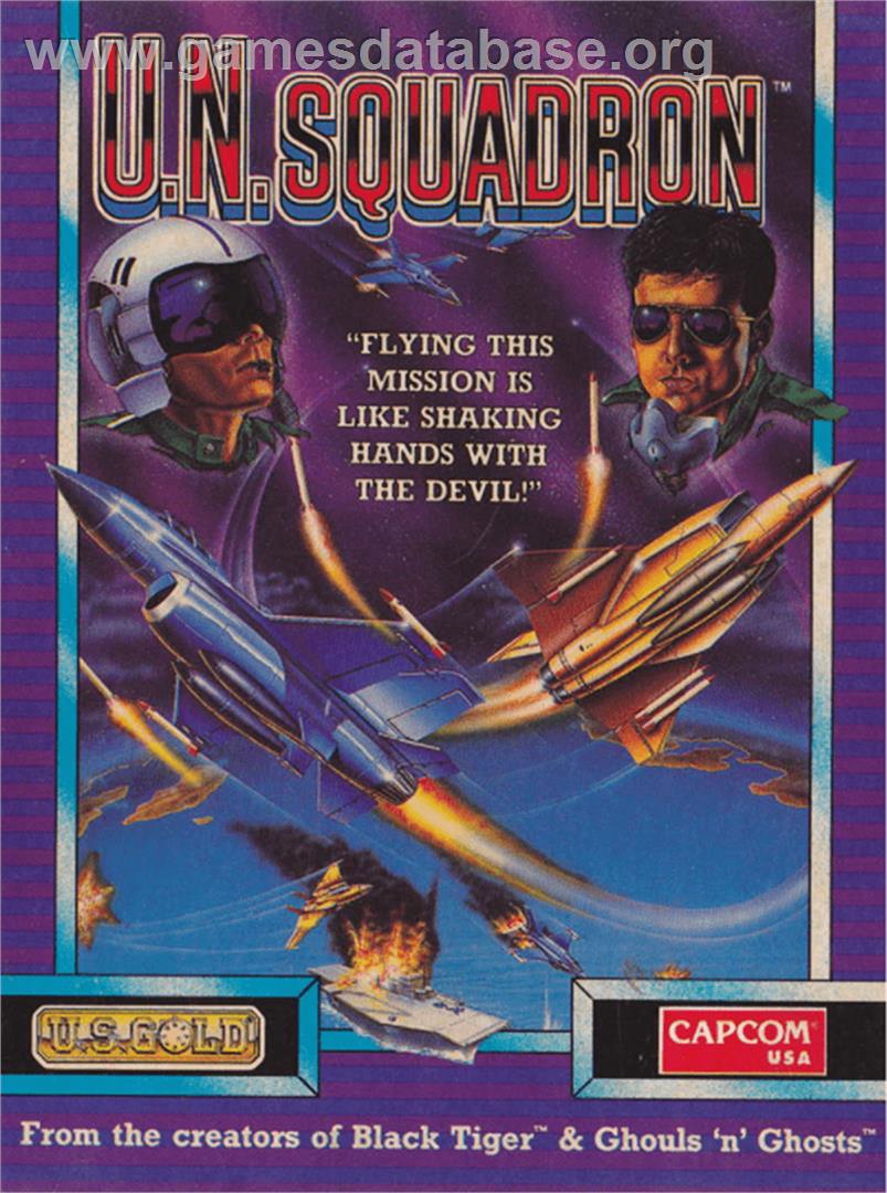 U.N. Squadron - Amstrad CPC - Artwork - Box