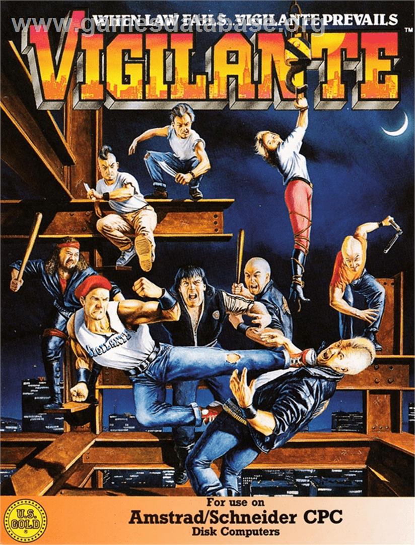 Vigilante - Amstrad CPC - Artwork - Box