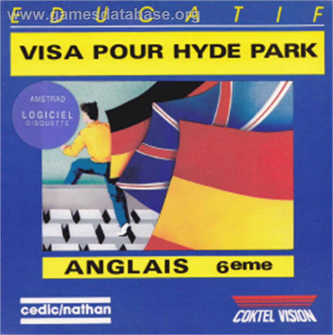 Visa Pour Hyde Park - Amstrad CPC - Artwork - Box