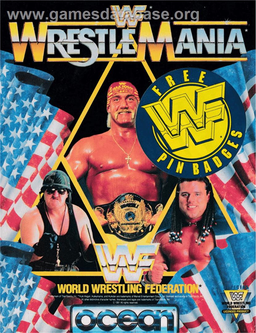 WWF Wrestlemania - Amstrad CPC - Artwork - Box