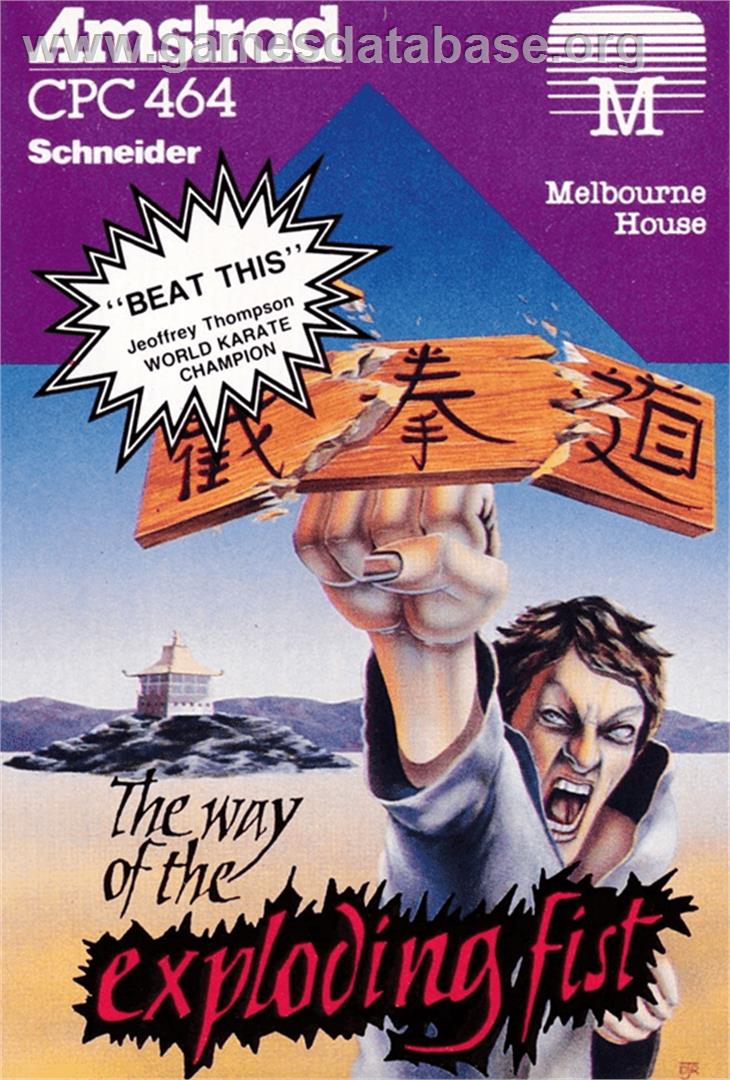 Way Of The Exploding Fist, The - Amstrad CPC - Artwork - Box