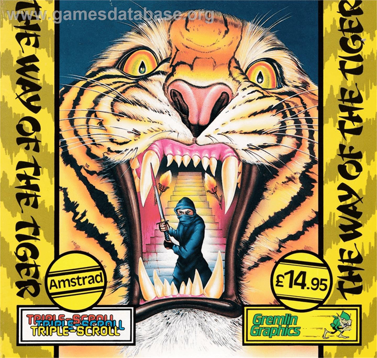Way Of The Tiger, The - Amstrad CPC - Artwork - Box