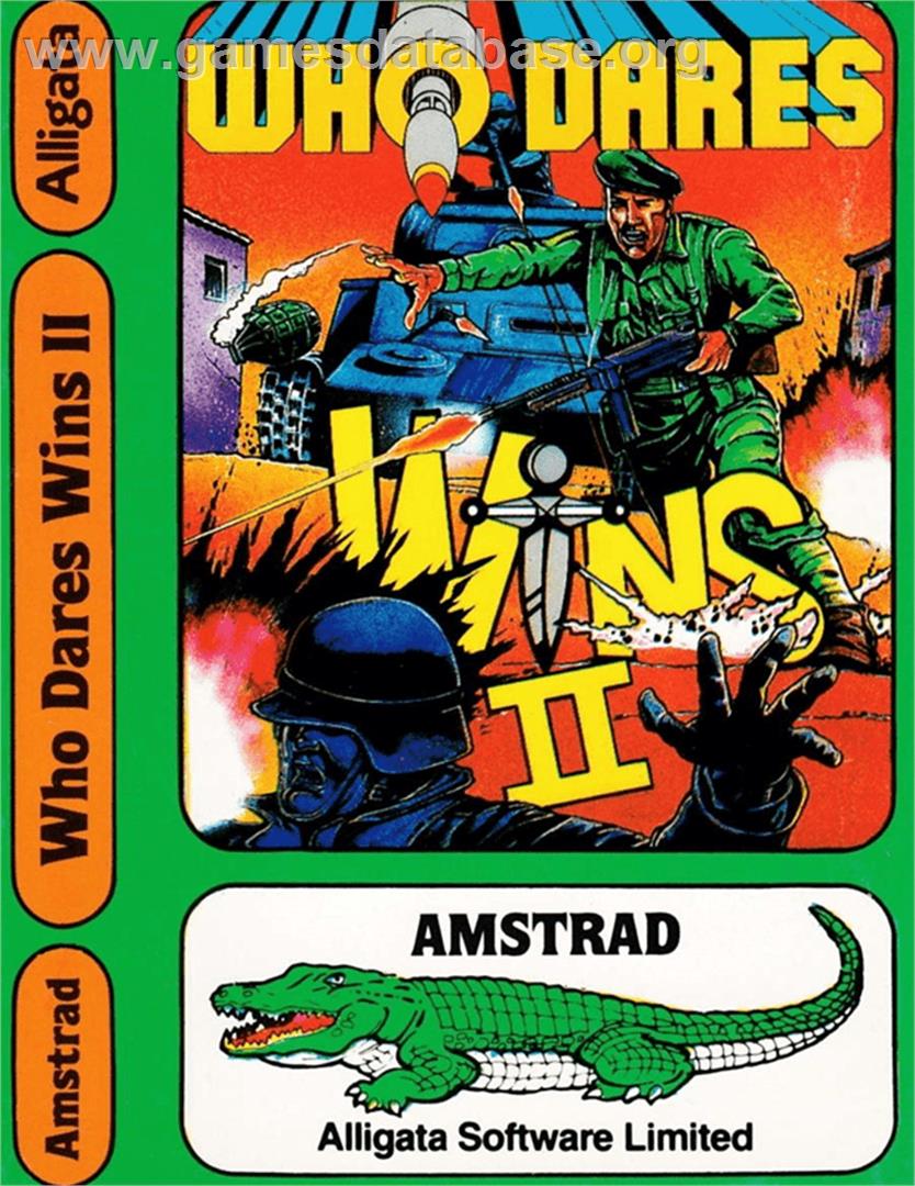 Who Dares Wins 2 - Amstrad CPC - Artwork - Box