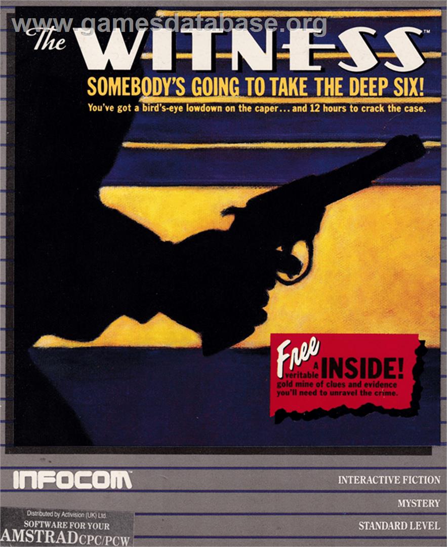 Witness, The - Amstrad CPC - Artwork - Box