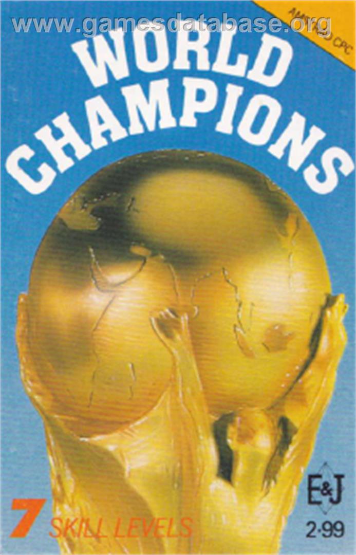 World Champions - Amstrad CPC - Artwork - Box
