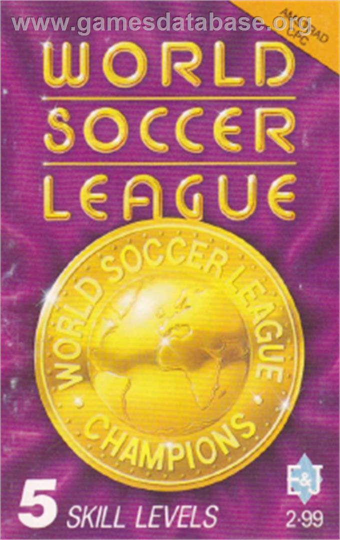 World Soccer League - Amstrad CPC - Artwork - Box