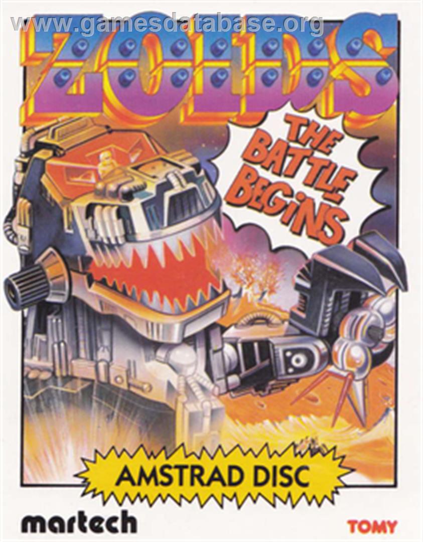 Zoids - The Battle Begins - Amstrad CPC - Artwork - Box