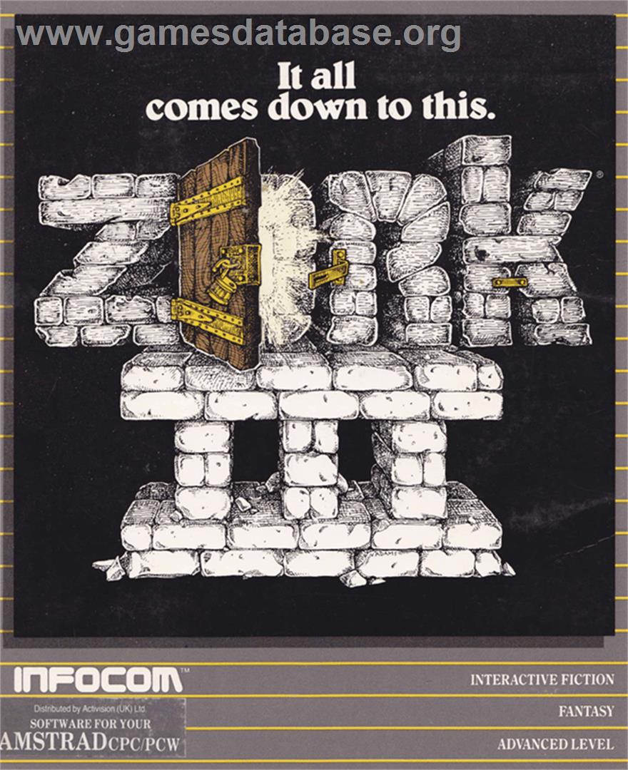 Zork 3 - The Dungeon Master - Amstrad CPC - Artwork - Box