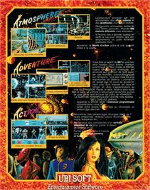 Box back cover for B.A.T. on the Amstrad CPC.