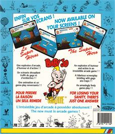 Box back cover for Baby Jo In Going Home on the Amstrad CPC.