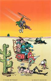 Box back cover for Bad Max on the Amstrad CPC.