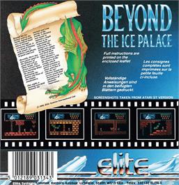 Box back cover for Beyond the Ice Palace on the Amstrad CPC.
