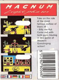 Box back cover for Billy The Kid on the Amstrad CPC.
