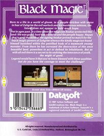 Box back cover for Black Magic on the Amstrad CPC.