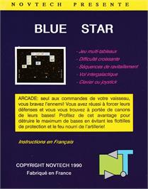 Box back cover for Blue Star on the Amstrad CPC.