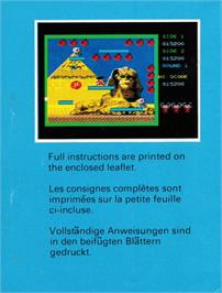 Box back cover for Bomb Jack on the Amstrad CPC.