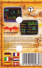 Box back cover for Booty on the Amstrad CPC.
