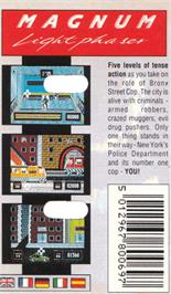 Box back cover for Bronx Street Cop on the Amstrad CPC.