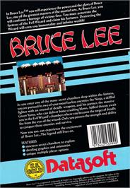 Box back cover for Bruce Lee on the Amstrad CPC.