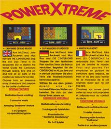 Box back cover for Centurions on the Amstrad CPC.