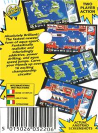 Box back cover for Championship Jet Ski Simulator on the Amstrad CPC.