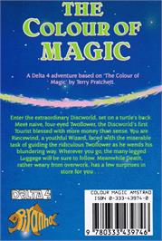 Box back cover for Colour of Magic on the Amstrad CPC.