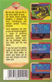Box back cover for Combat Course on the Amstrad CPC.