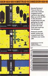 Box back cover for Cowboy Kidz on the Amstrad CPC.