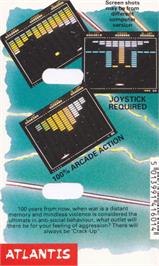 Box back cover for Crack-Up on the Amstrad CPC.