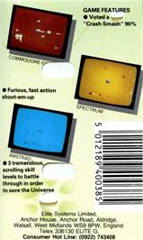 Box back cover for Critical Mass on the Amstrad CPC.
