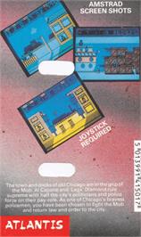Box back cover for Crossfire on the Amstrad CPC.