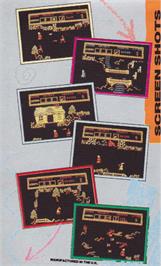 Box back cover for Curse Of Sherwood, The on the Amstrad CPC.