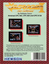 Box back cover for Cybernoid 2: The Revenge on the Amstrad CPC.