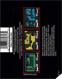Box back cover for Dandy on the Amstrad CPC.