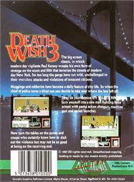 Box back cover for Death Wish 3 on the Amstrad CPC.