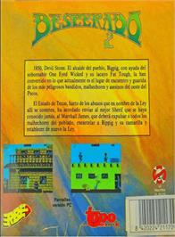 Box back cover for Desperado 2 on the Amstrad CPC.